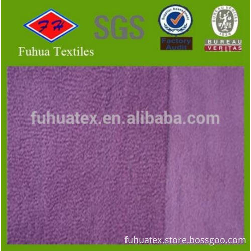 Fuhua Textile 100% polyester suede fabric for sofa